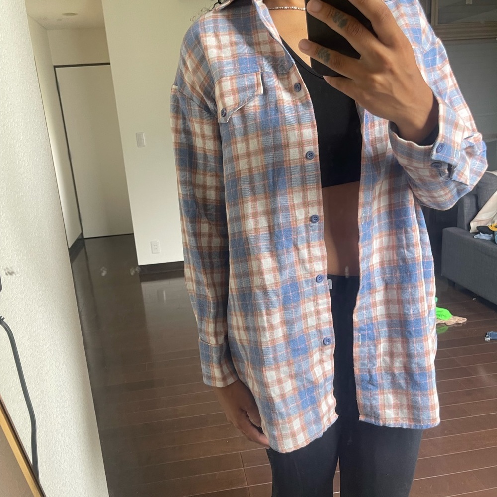 plaid shirt